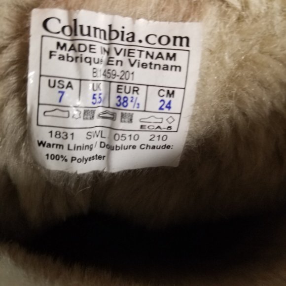 Columbia Women's Winter Boots - Tan and Cream - Picture 7 of 8